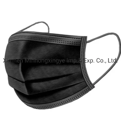 High Quality Disposable Masks Supplier 3 Ply with Black Civilian Face Mask